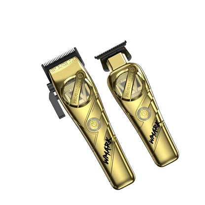 Kit Cortadora De Pelo + Trimmer Wmark NG-8613 Gold