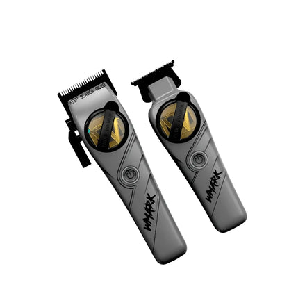 Kit Cortadora De Pelo + Trimmer Wmark NG-8613 Gris