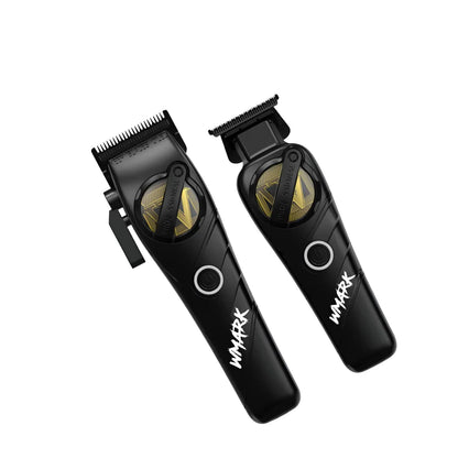 Kit Cortadora De Pelo + Trimmer Wmark NG-8613 Negro