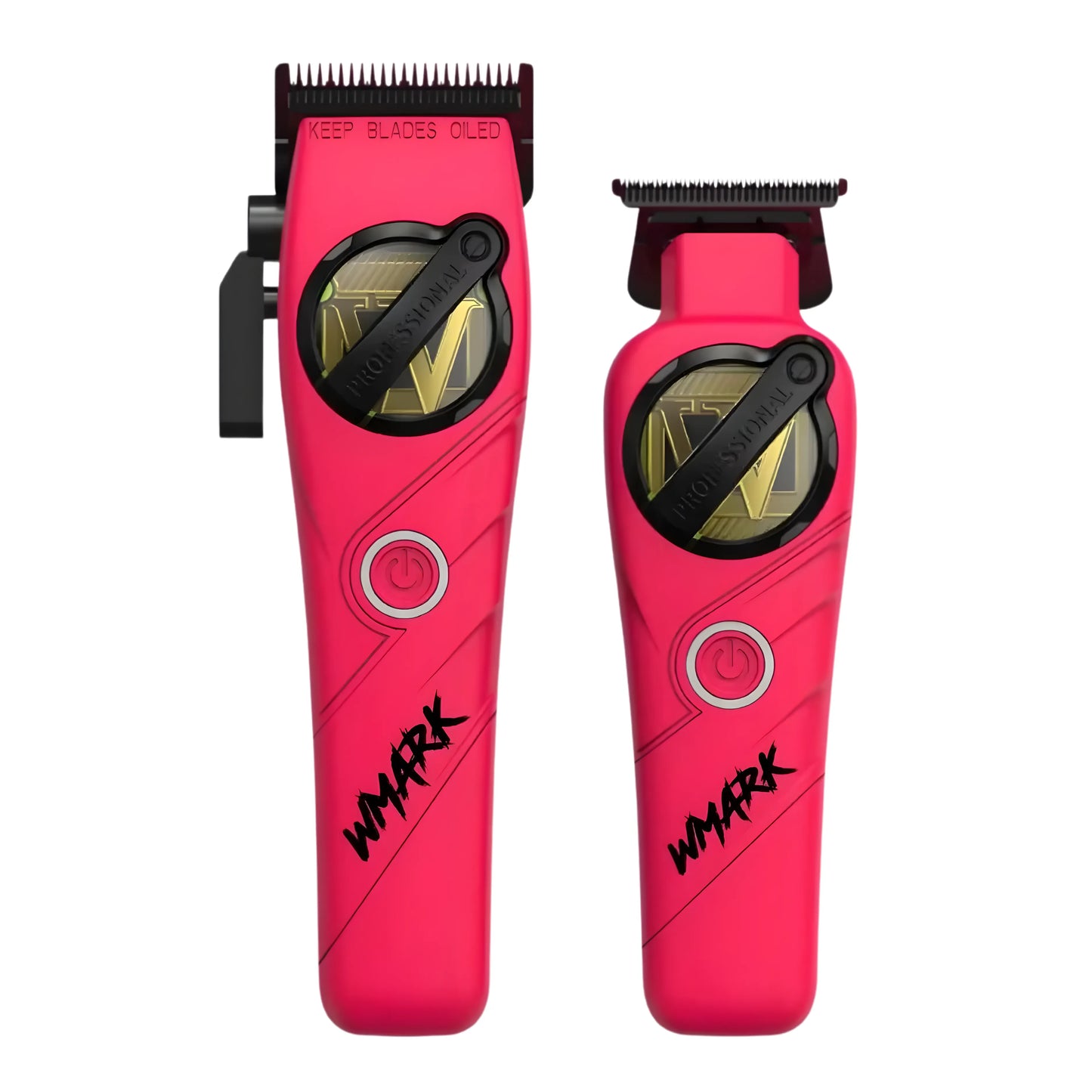 Kit Cortadora De Pelo + Trimmer Wmark NG-8613 Rosado