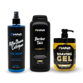 Kit Esencial Rhino: After Shave + Talco + Shaving Gel