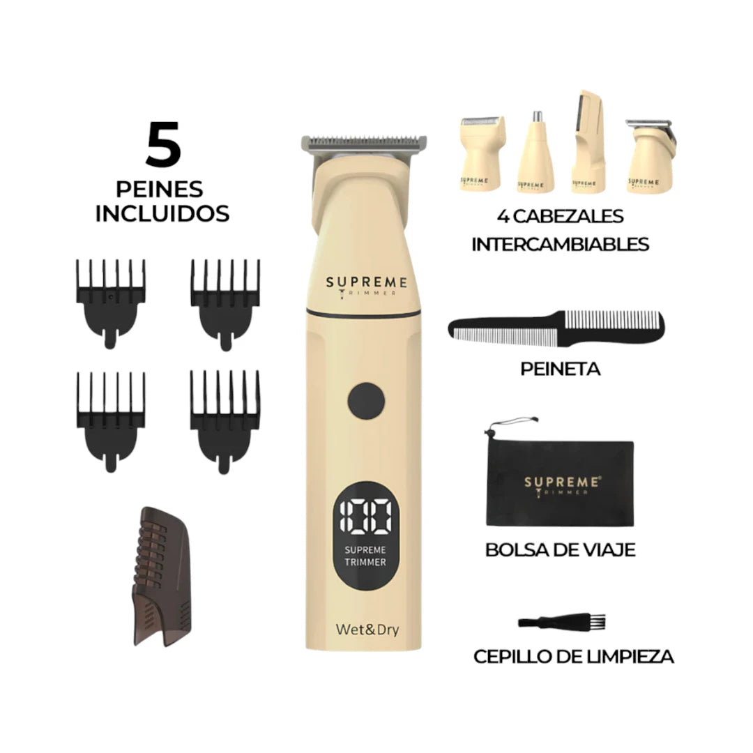 Kit Profesional Multigroomer 4.0 (14 Piezas) Supreme