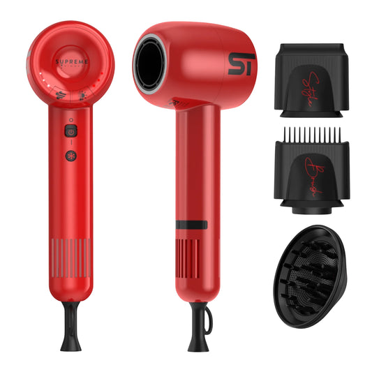 Secador de Pelo Supreme Trimmer Rojo 110.000 RPM