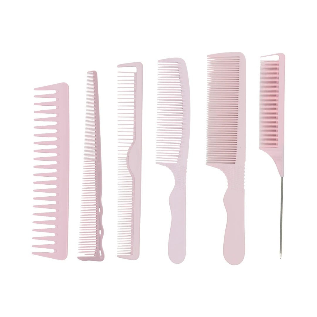 Set 6 Peinetas Rosa