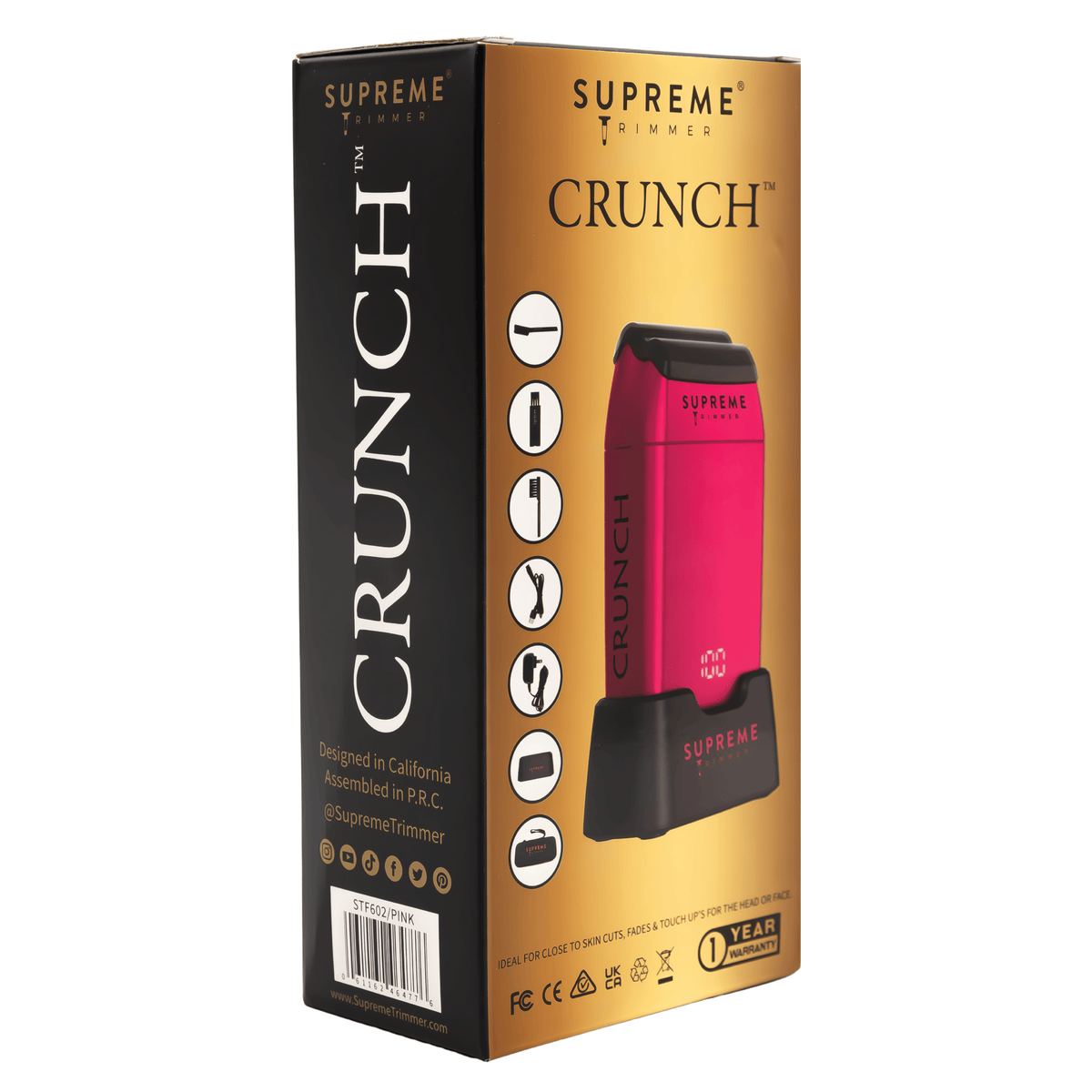 Shaver Supreme Trimmer Crunch Pink
