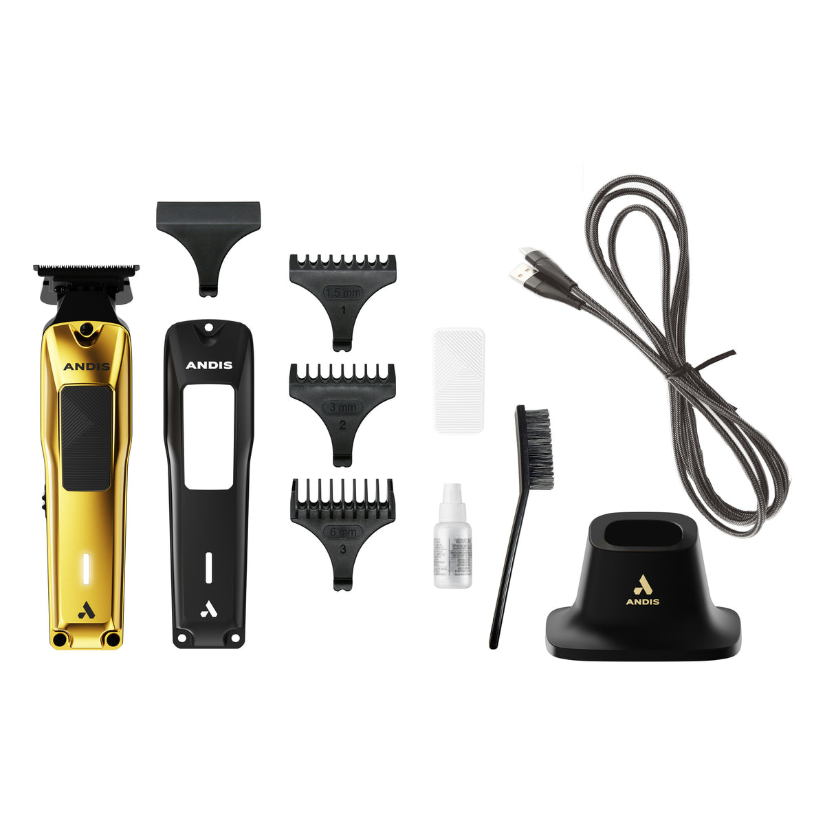 Andis Phenom Trimmer contenido del kit