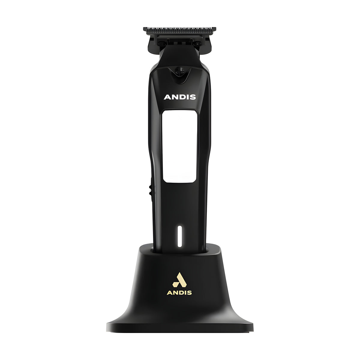Andis Phenom Trimmer negra con grip blanco