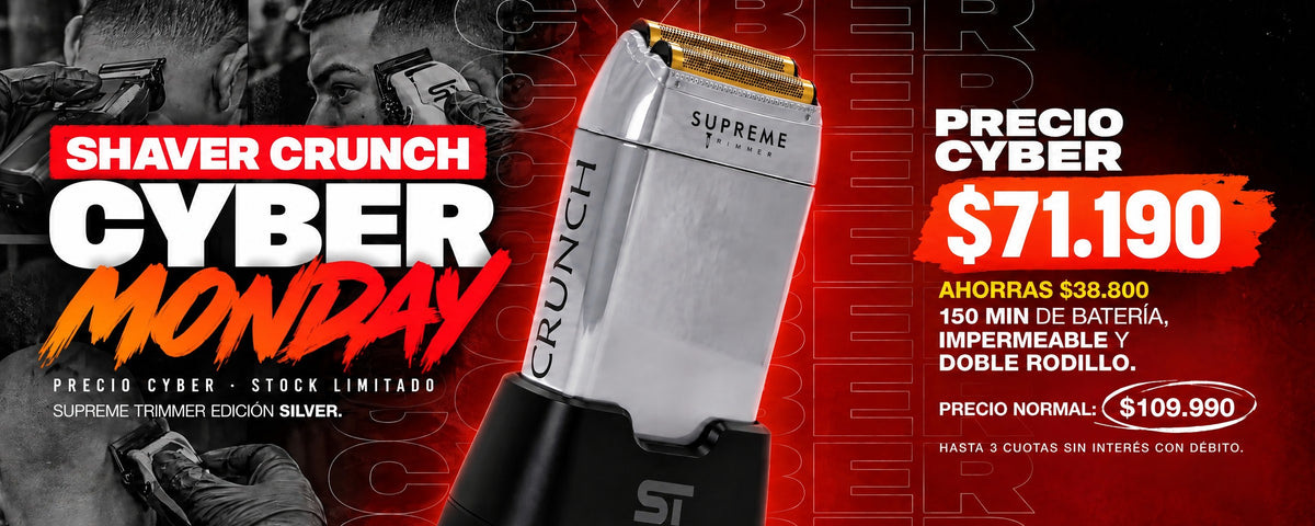 Cyber Monday: Shaver Supreme Trimmer Crunch Silver a $71.190, antes $109.990