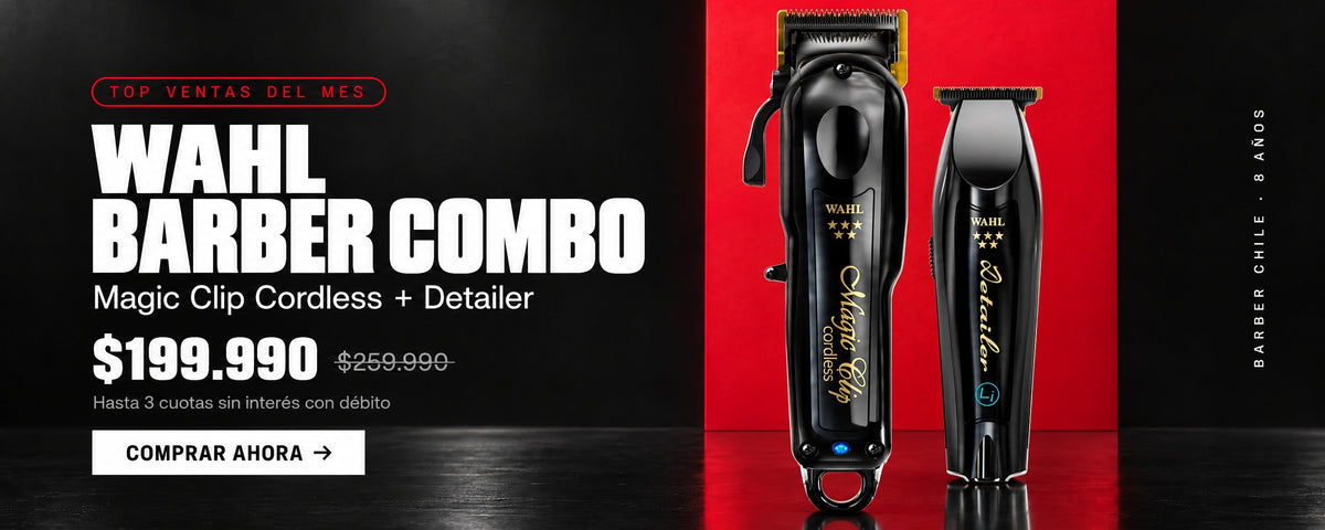 Wahl Barber Combo Magic Clip Cordless + Detailer a $199.990
