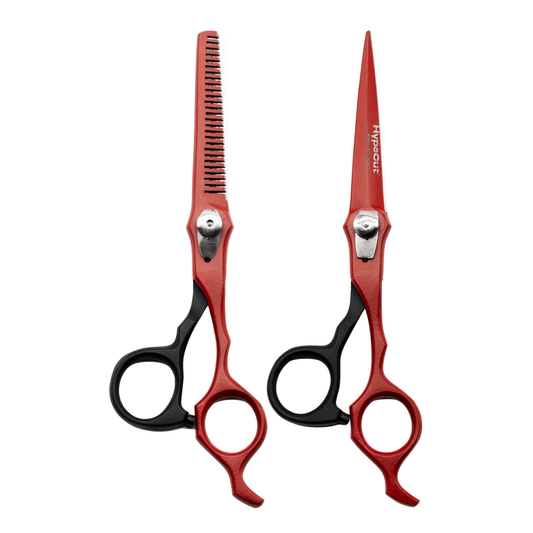 Par de Tijeras Hypecut Red - Black 6.5''