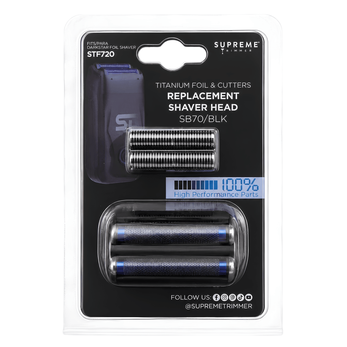 Repuesto Supreme Trimmer Shaver Darkstar