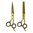 Par de Tijeras 6'' Hypecut Gold Engraved