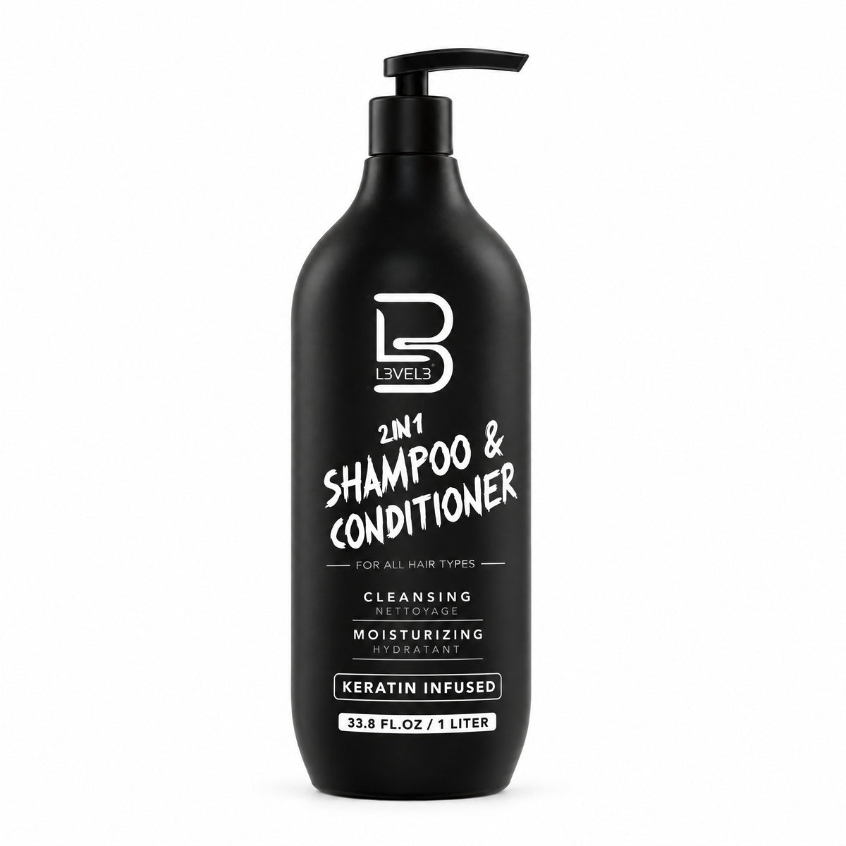 Shampoo y Acondicionador 2 en 1 Level 3 1000 ml