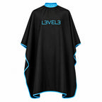 Capa de Corte Level 3 Rubber Neck Negra con Azul puesta