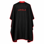 Capa de Corte Level 3 Rubber Neck Negra con Rojo puesta