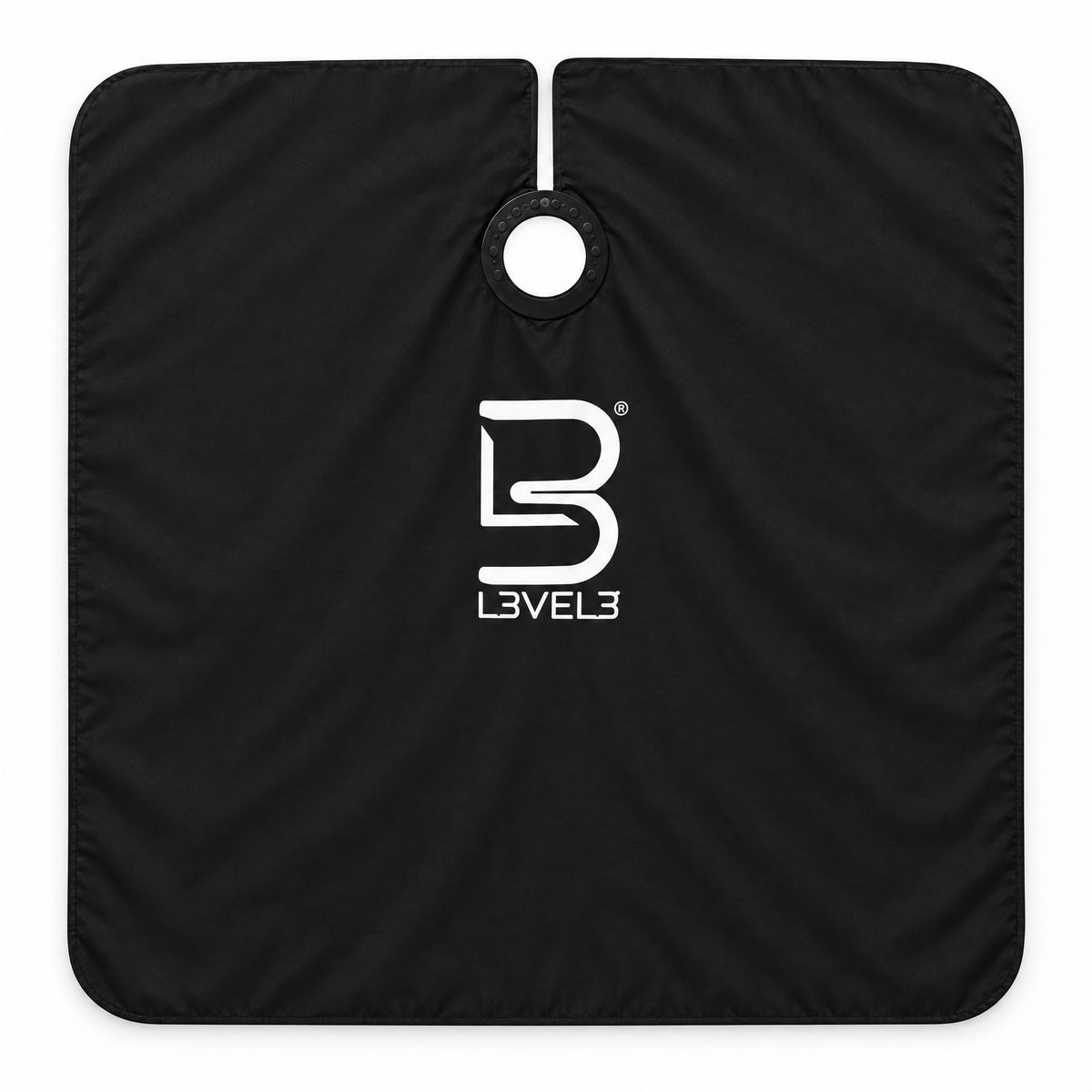 Capa de Corte Level 3 Rubber Neck Negra con Logo Blanco