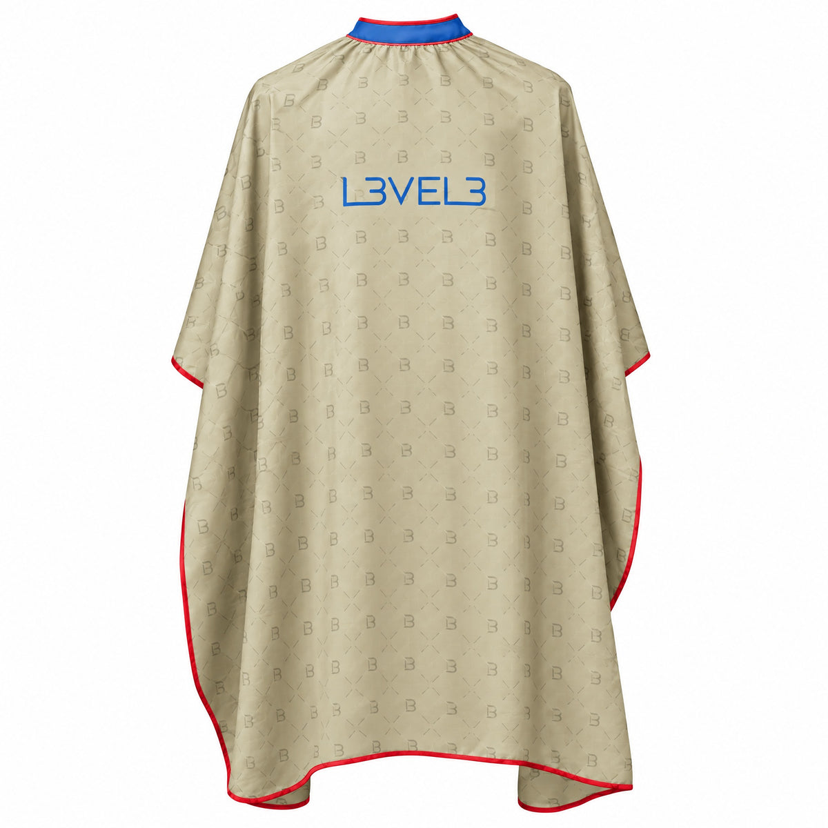 Capa de Corte Level 3 Rubber Neck Beige con Rojo puesta