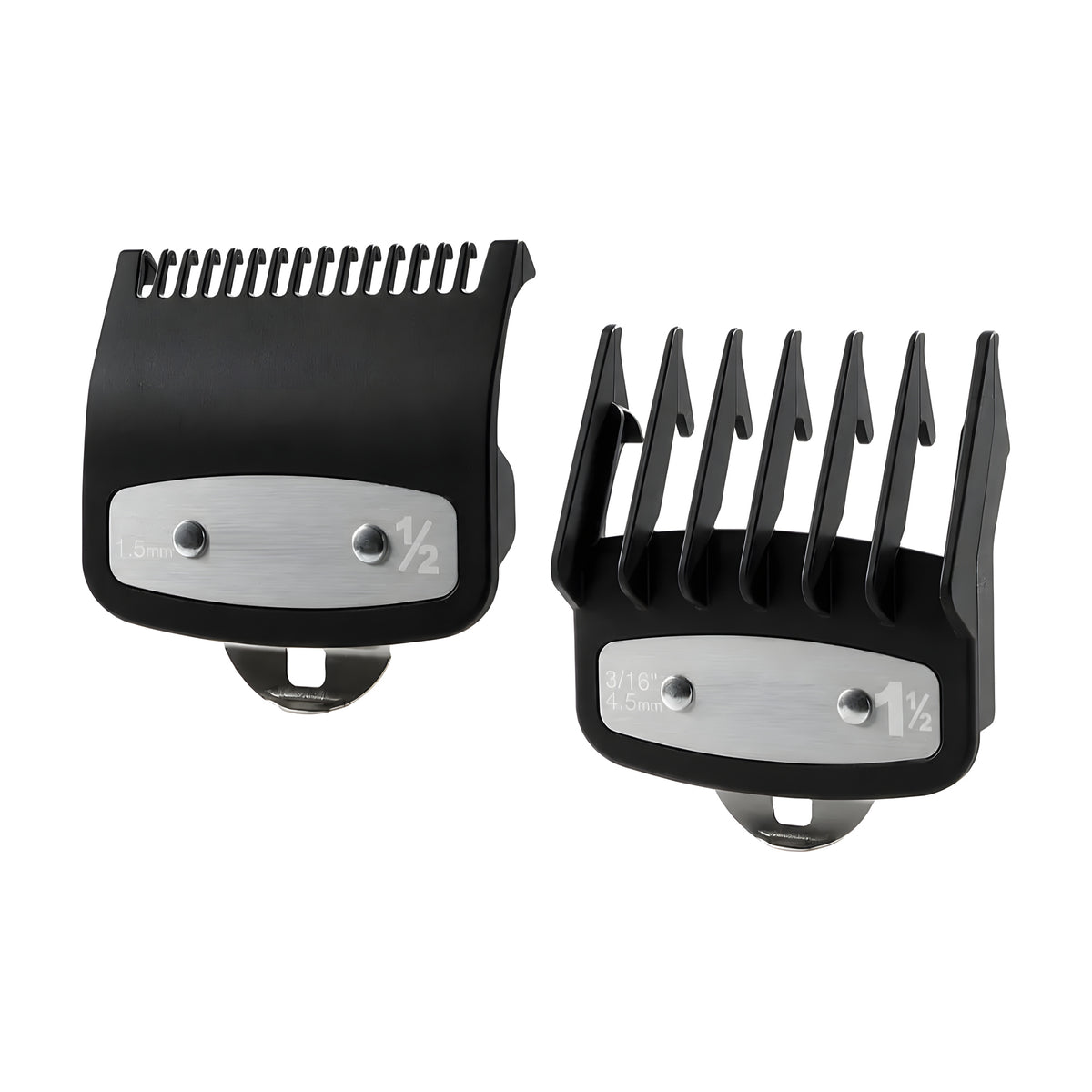 Set de 2 peines intermedios negros 0.5 y 1.5