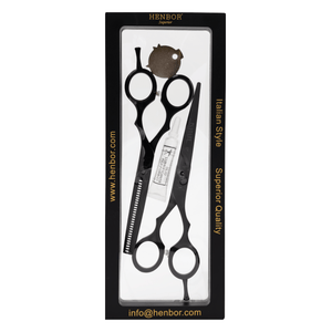 Set de Tijeras HENBOR 882 -  Black